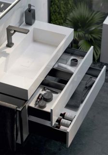 Подвесная тумба под раковину Clarberg Logic LOG0108R 80см белый